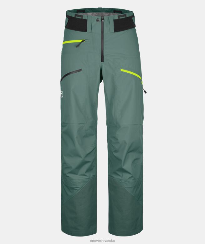 ORTOVOX muškarci arktička siva 3l duboke školjkaste hlače X084432