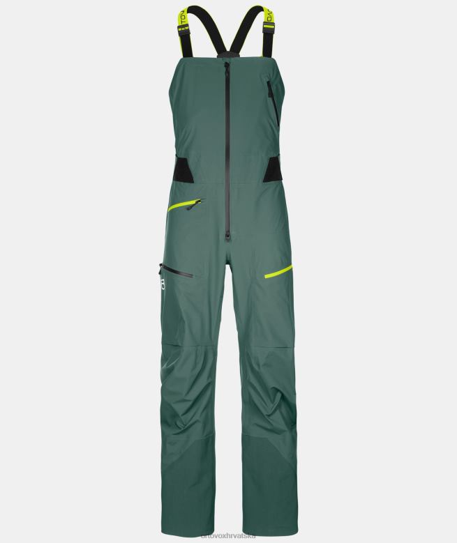 ORTOVOX muškarci arktička siva 3l duboke školjkaste hlače s biberom X0844374