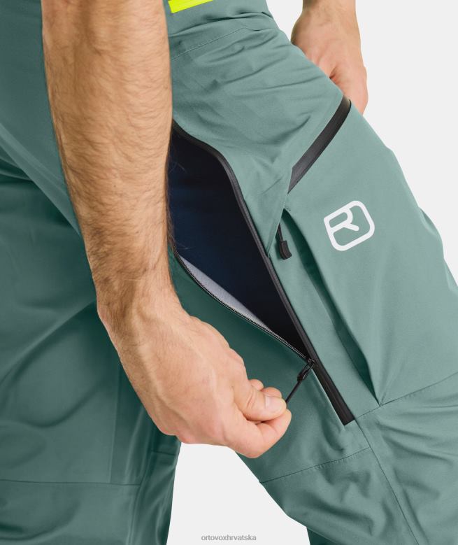 ORTOVOX muškarci petrolej plava 3l duboke školjkaste hlače X084435