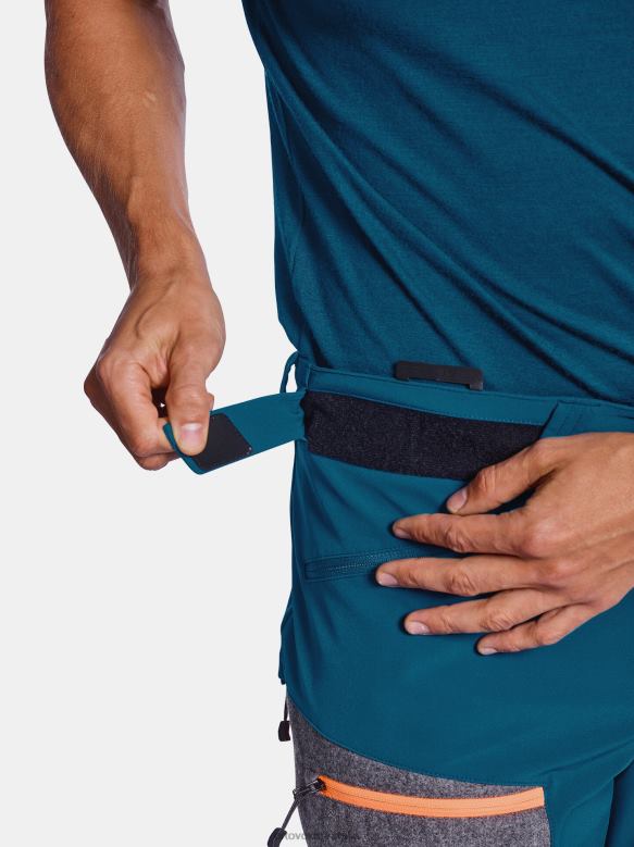 ORTOVOX muškarci petrolej plava pordoi hlače X0844671