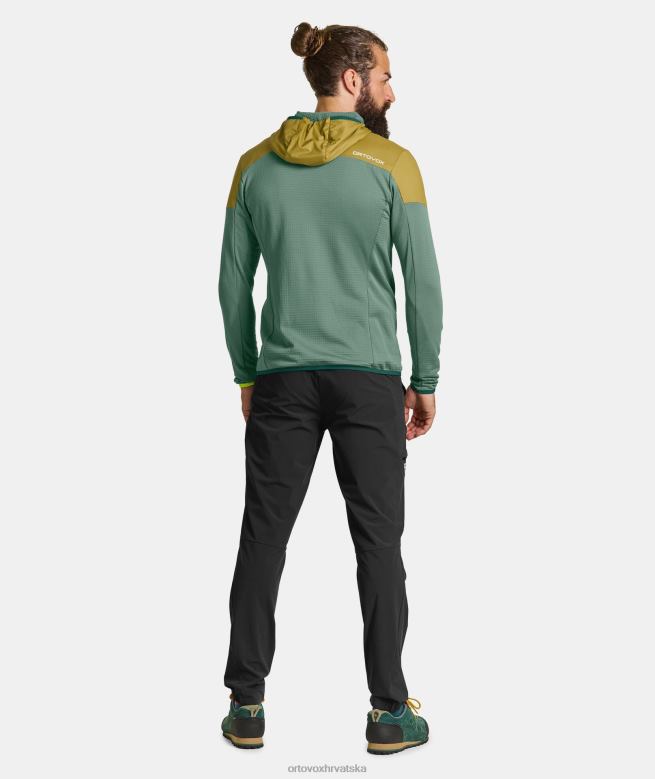 ORTOVOX muškarci arktička siva ladiz hibridna jakna X0844463