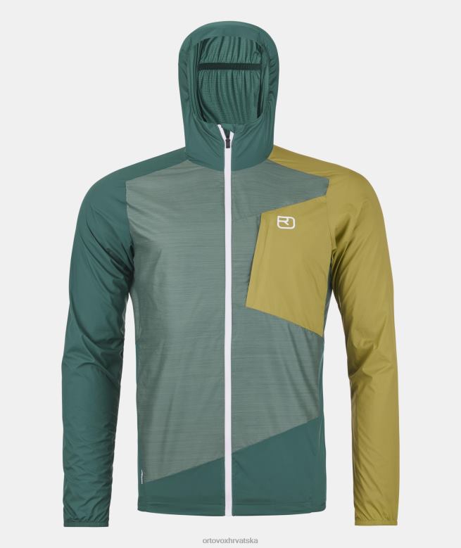 ORTOVOX muškarci arktička siva vjetrovka jakna X0844580