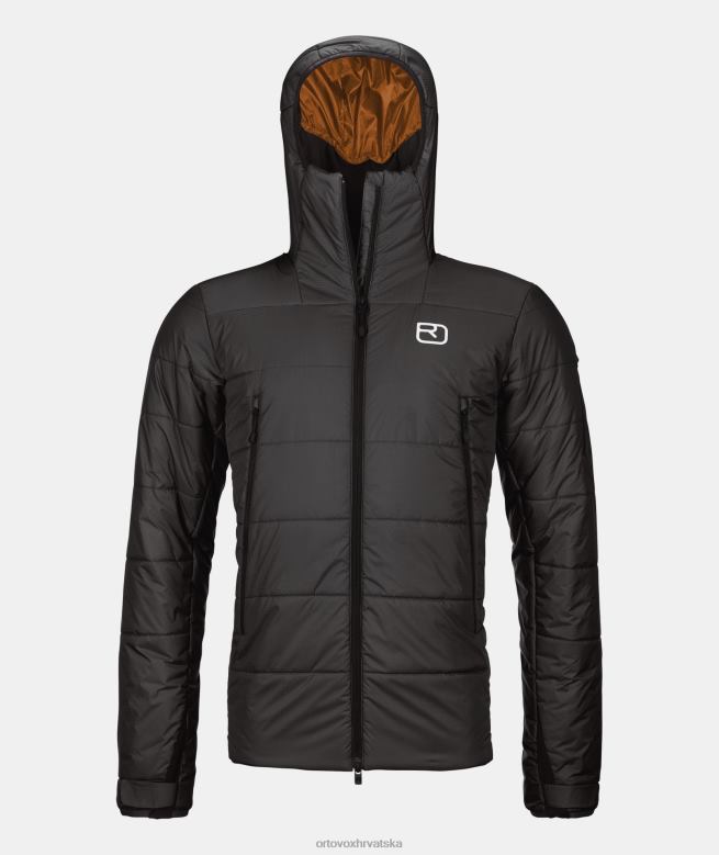 ORTOVOX muškarci crni gavran jakna od švicarske vune X084441