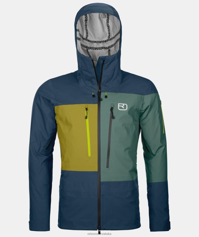 ORTOVOX muškarci duboki ocean Duboka školjkasta jakna od 3l X084427