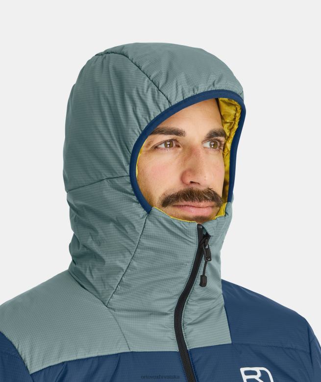 ORTOVOX muškarci duboki ocean jakna od švicarske vune X084437