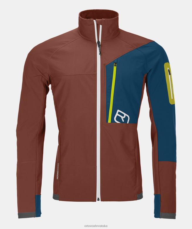 ORTOVOX muškarci glinena naranča berrino jakna X0844312