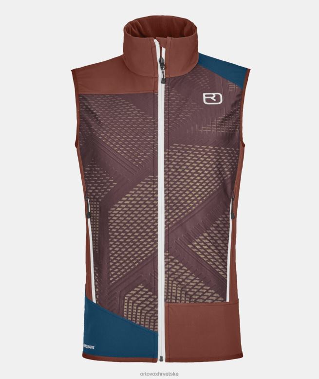 ORTOVOX muškarci glinena naranča col becchei prsluk X0844388