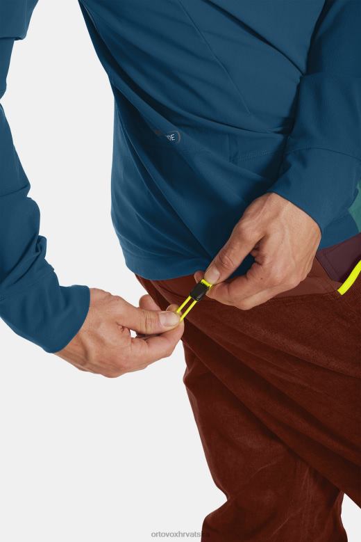 ORTOVOX muškarci glinena naranča pala lagana jakna X0844545