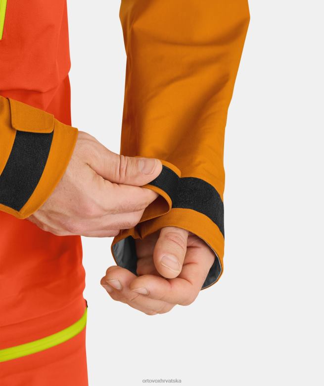 ORTOVOX muškarci ljuta naranča Jakna od ravine školjke od 3l X08441