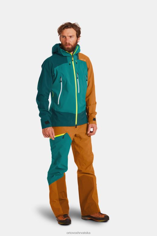 ORTOVOX muškarci pacifičko zelena jakna westalpen 3l X0844435