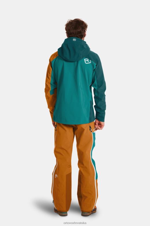 ORTOVOX muškarci pacifičko zelena jakna westalpen 3l X0844435