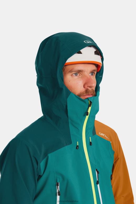 ORTOVOX muškarci pacifičko zelena jakna westalpen 3l X0844435