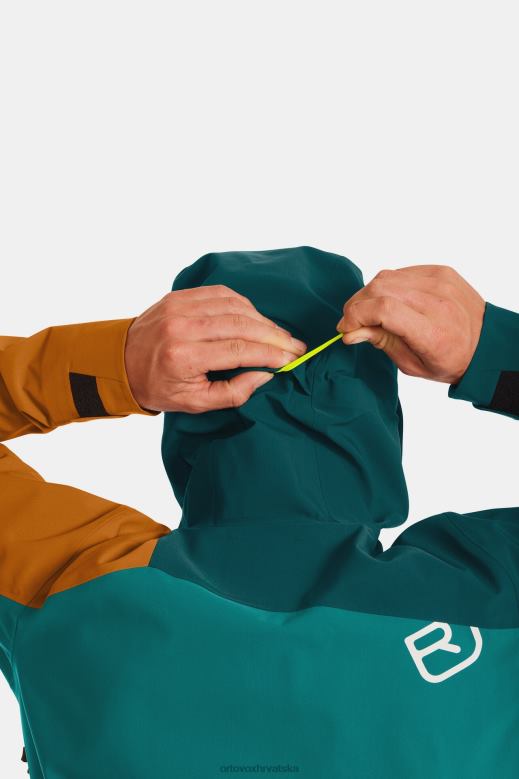 ORTOVOX muškarci pacifičko zelena jakna westalpen 3l X0844435