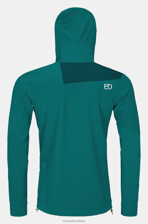 ORTOVOX muškarci pacifičko zelena pala jakna s kapuljačom X0844515