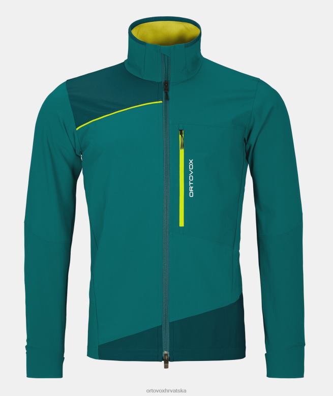 ORTOVOX muškarci pacifičko zelena pala lagana jakna X0844547
