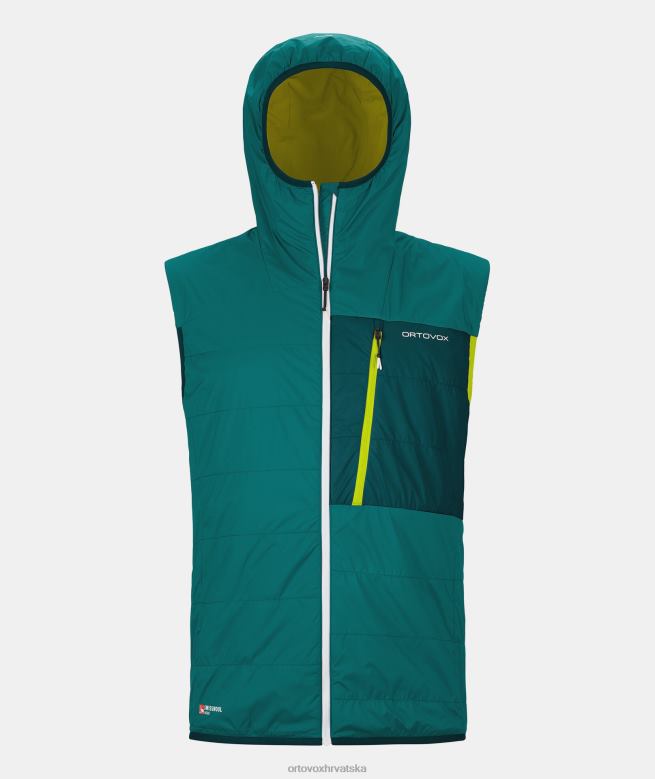 ORTOVOX muškarci pacifičko zelena swisswool piz duan prsluk X0844582