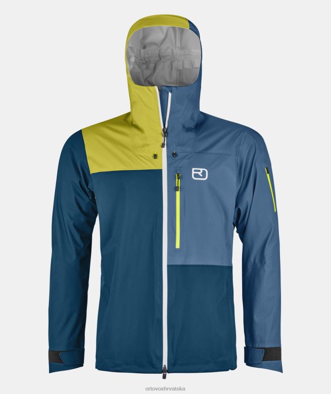 ORTOVOX muškarci petrolej plava 3l ortler jakna X084449
