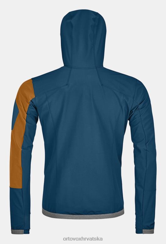 ORTOVOX muškarci petrolej plava berrino jakna s kapuljačom X0844204