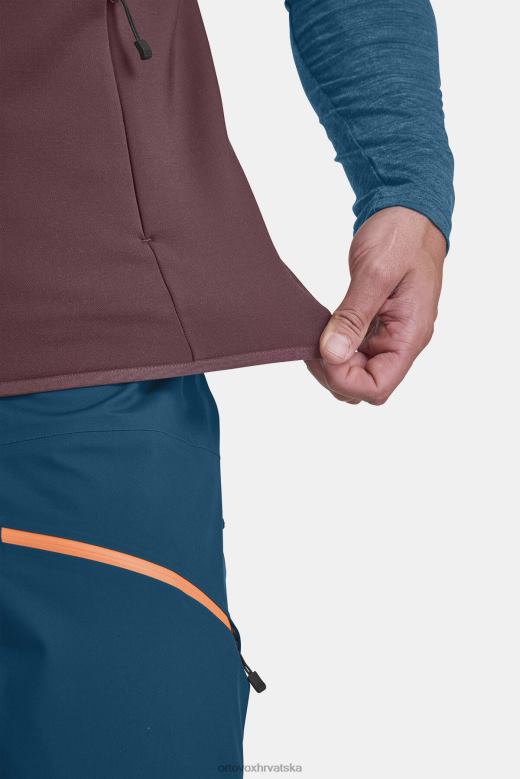 ORTOVOX muškarci petrolej plava flis plus prsluk X0844437