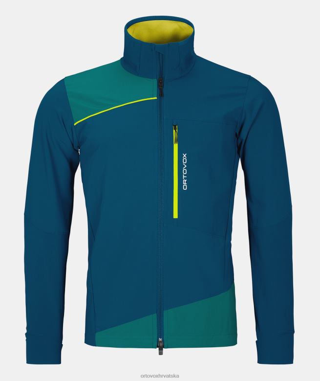 ORTOVOX muškarci petrolej plava pala lagana jakna X0844546