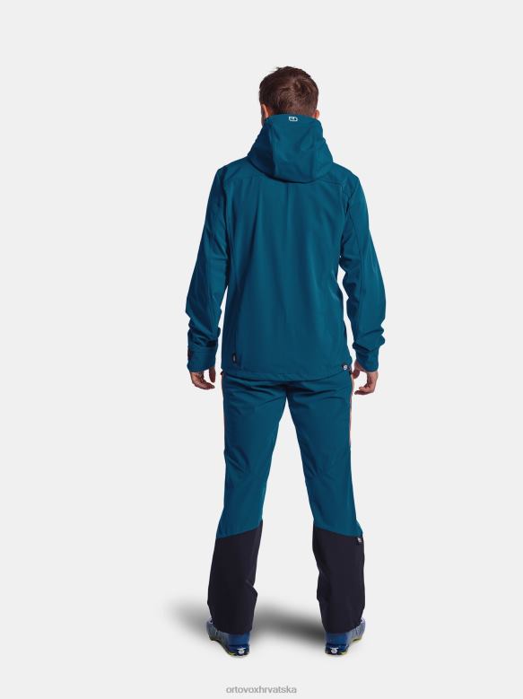 ORTOVOX muškarci petrolej plava pordoi jakna X0844620