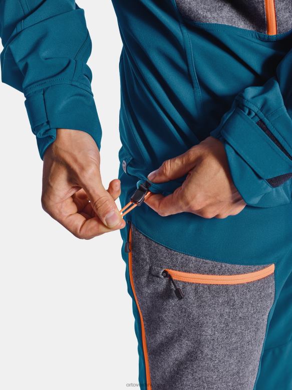 ORTOVOX muškarci petrolej plava pordoi jakna X0844620