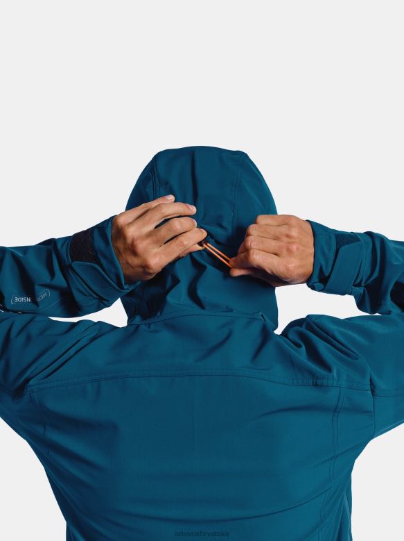 ORTOVOX muškarci petrolej plava pordoi jakna X0844620