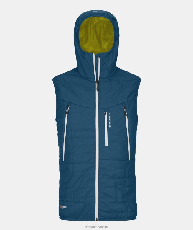 ORTOVOX muškarci petrolej plava swisswool piz boe prsluk X0844177