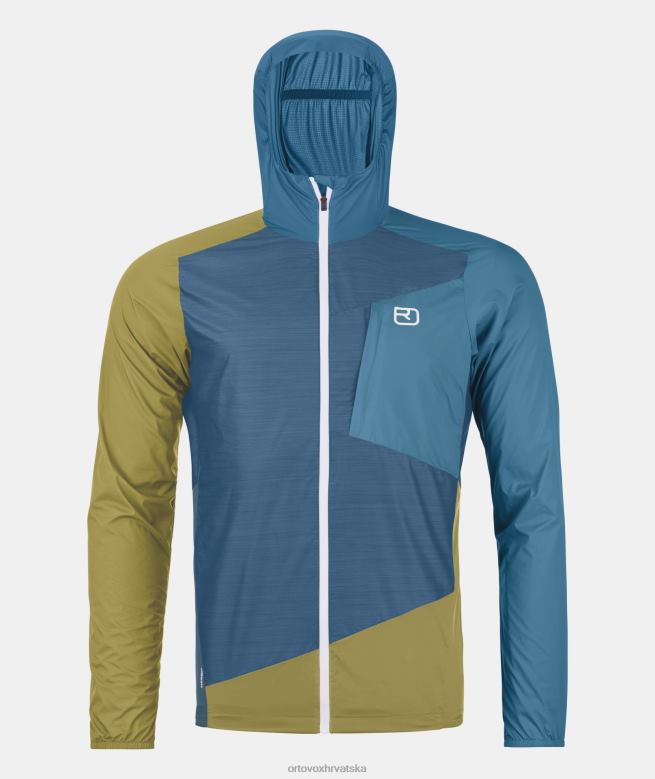 ORTOVOX muškarci petrolej plava vjetrovka jakna X0844579