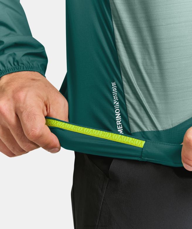 ORTOVOX muškarci petrolej plava vjetrovka jakna X0844579