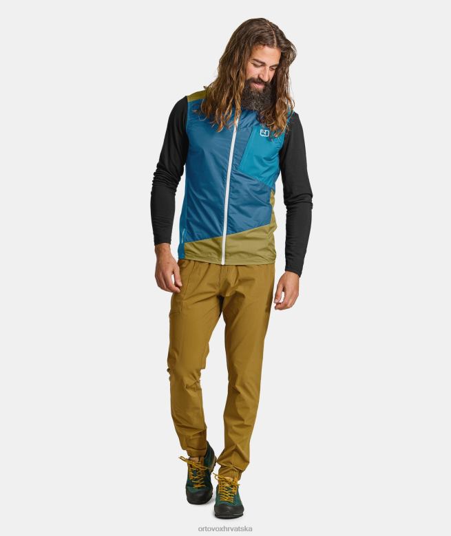 ORTOVOX muškarci petrolej plava vjetrovka prsluk X0844615