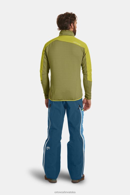 ORTOVOX muškarci tamni pacifik westalpen swisswool hibridna jakna X0844395