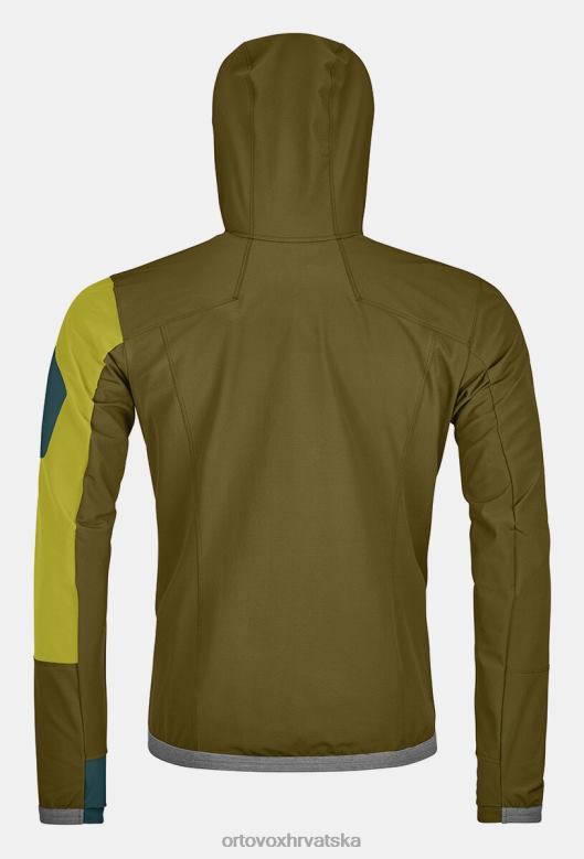 ORTOVOX muškarci zelena mahovina berrino jakna s kapuljačom X0844205