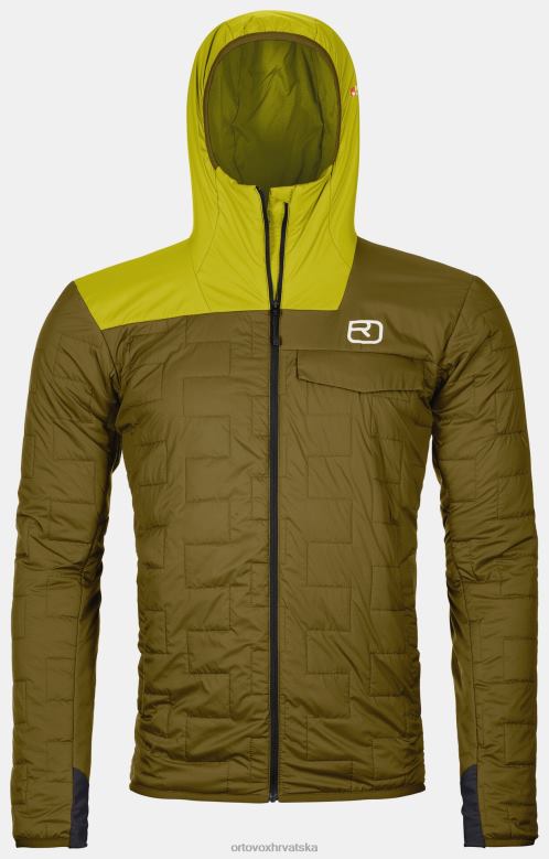 ORTOVOX muškarci zelena mahovina swisswool piz badus jakna X0844227
