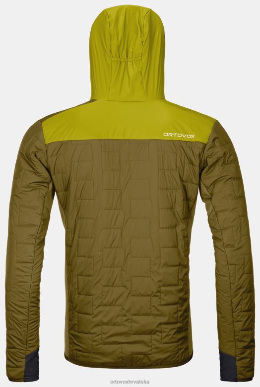 ORTOVOX muškarci zelena mahovina swisswool piz badus jakna X0844227