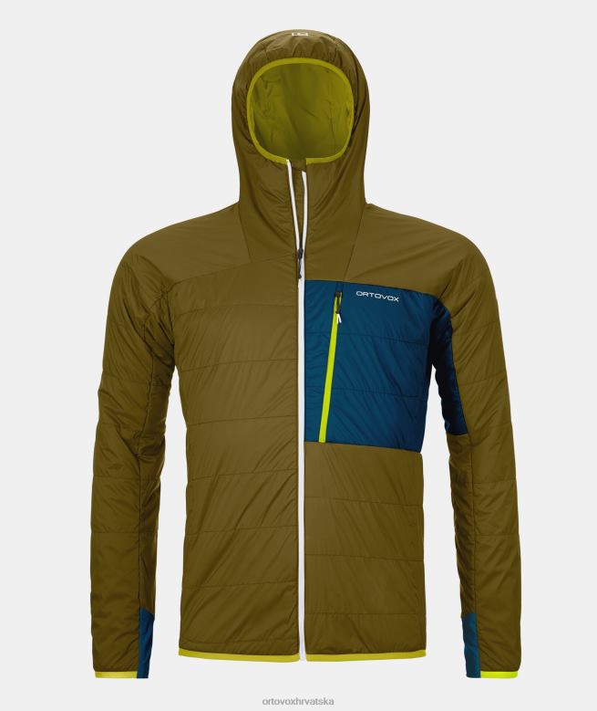 ORTOVOX muškarci zelena mahovina swisswool piz duan jakna X0844542