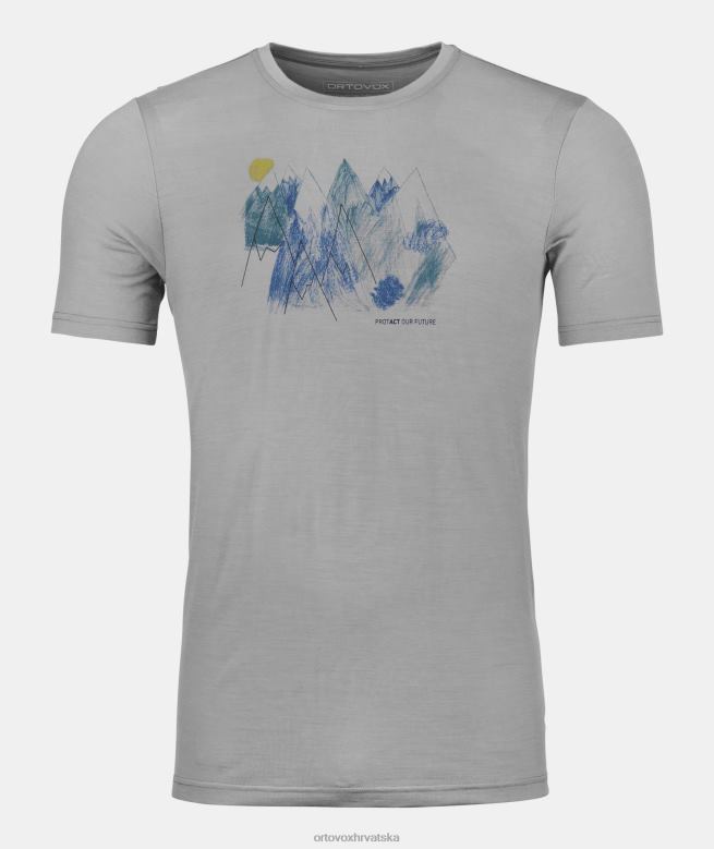 ORTOVOX muškarci željezno siva 140 cool mtn igralište ts X0844396