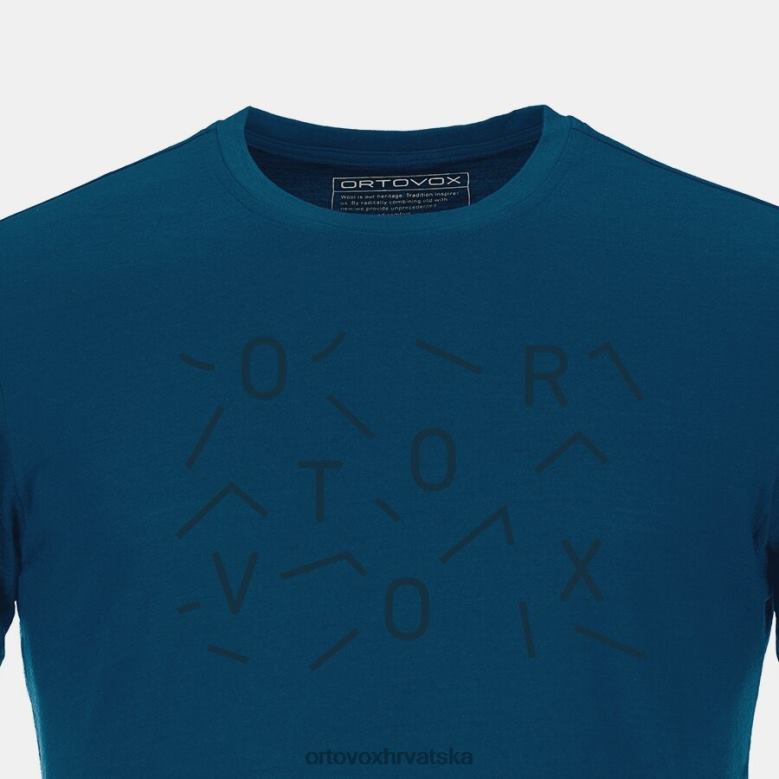 ORTOVOX muškarci petrolej plava 150 cool izgubljenih ts X0844469