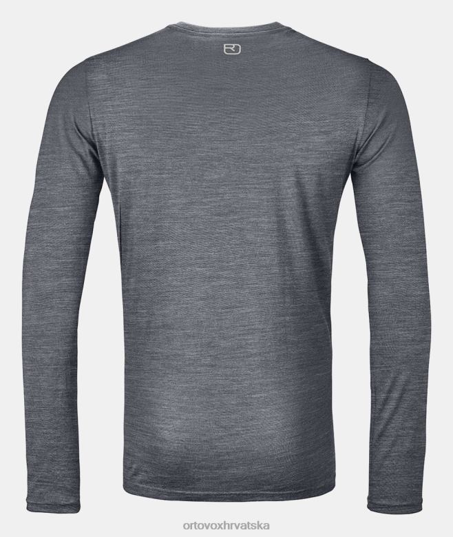 ORTOVOX muškarci siva mješavina 185 merino tangram ls X0844275