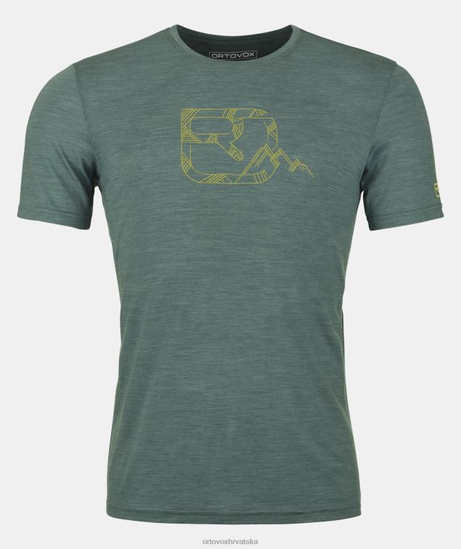 ORTOVOX muškarci tamna pacifička mješavina 120 cool tec mtn logo ts X0844643