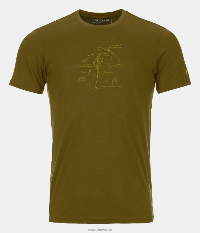 ORTOVOX muškarci zelena mahovina 120 tec lafatscher topo ts X0844610