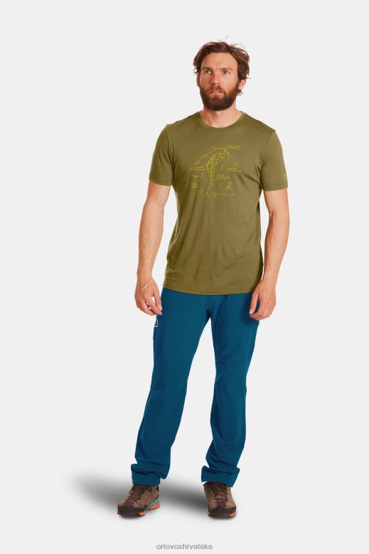 ORTOVOX muškarci zelena mahovina 120 tec lafatscher topo ts X0844610