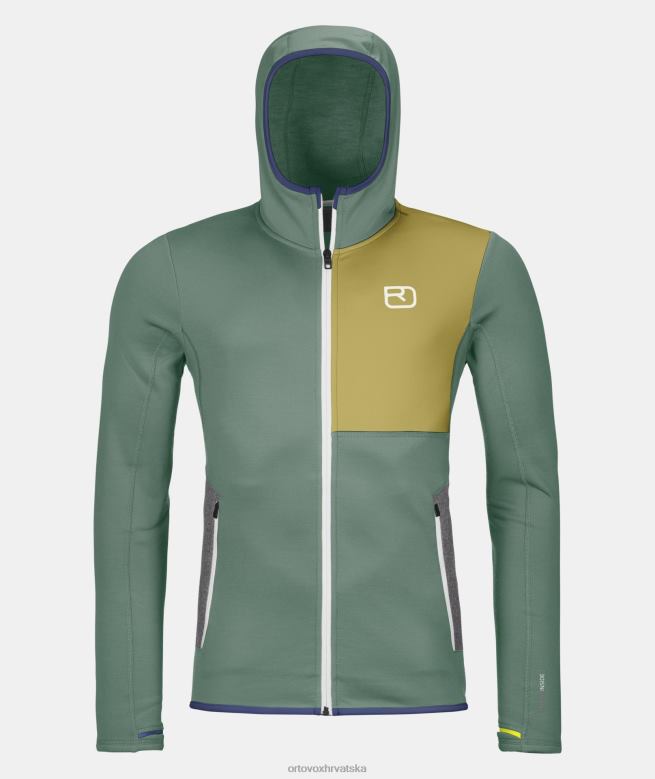 ORTOVOX muškarci arktička siva majica s kapuljačom od flisa X0844107