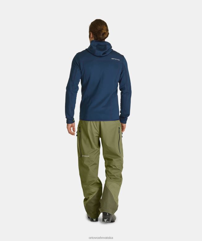 ORTOVOX muškarci arktička siva majica s kapuljačom od flisa X0844107