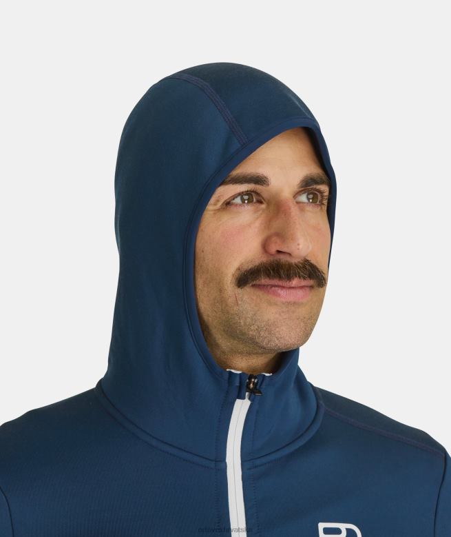 ORTOVOX muškarci arktička siva majica s kapuljačom od flisa X0844107