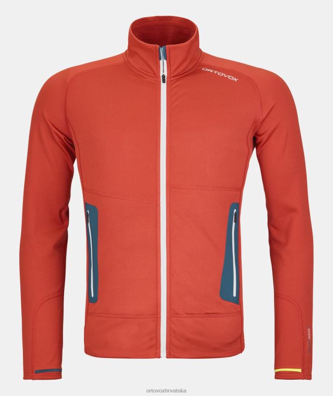 ORTOVOX muškarci cengia rossa lagana jakna od flisa X0844664