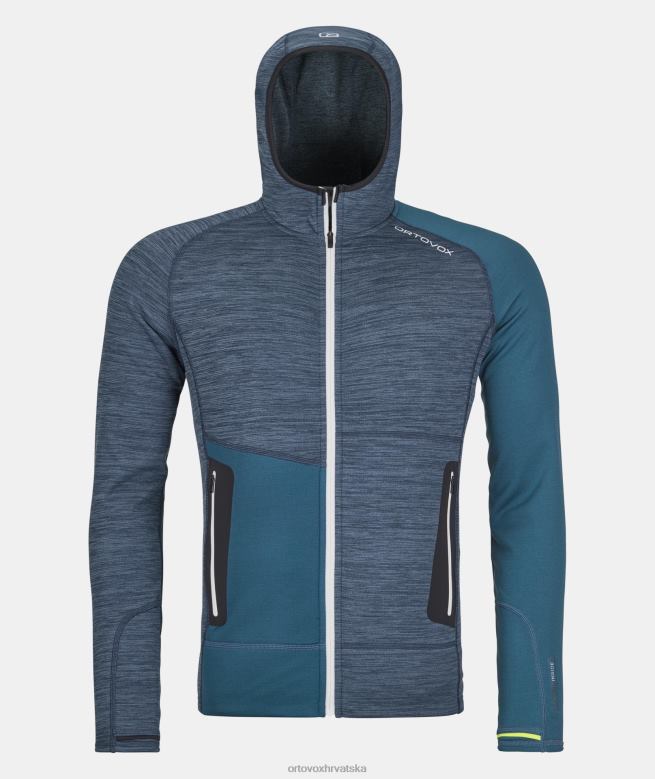 ORTOVOX muškarci duboka oceanska mješavina lagana majica s kapuljačom od flisa X0844721