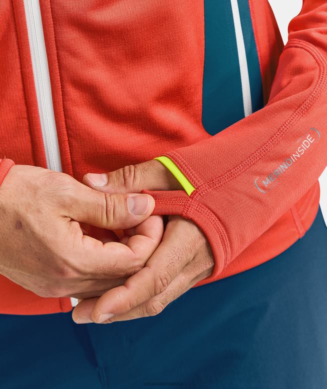 ORTOVOX muškarci petrol plava mješavina lagana jakna od flisa X0844666