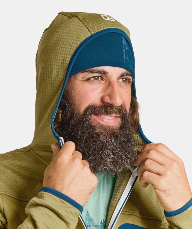 ORTOVOX muškarci pustinjska naranča majica s kapuljačom od flisa X0844131