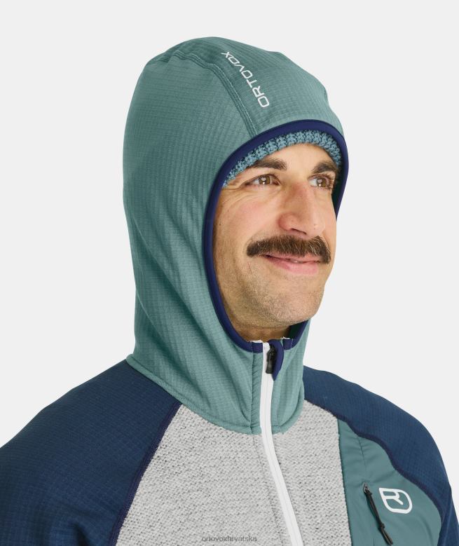 ORTOVOX muškarci samoniklo bilje klasična pletena majica s kapuljačom od flisa gp X0844382